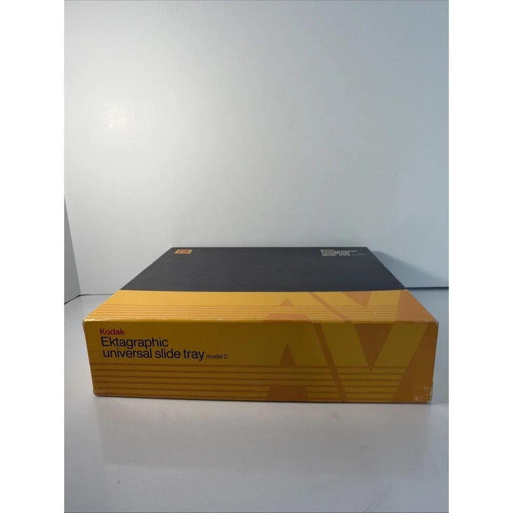 Kodak Carousel Transvue 140 Slide Tray Vintage Projector Accessory Blk Tray